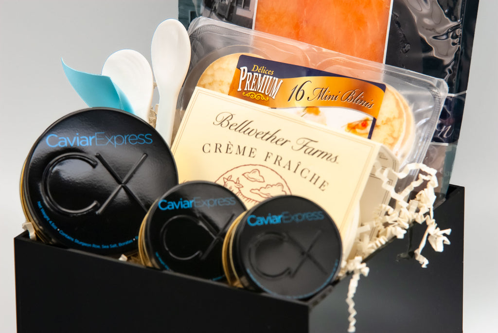Deluxe Caviar Gift Basket
