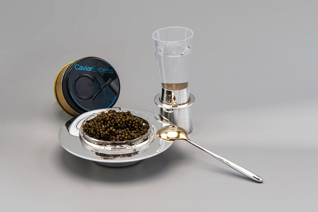 Caviar Vodka Set Gift Box with Ossetra Vodka